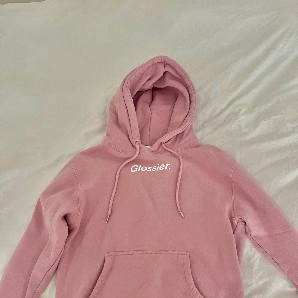 Pink glossier hoodie